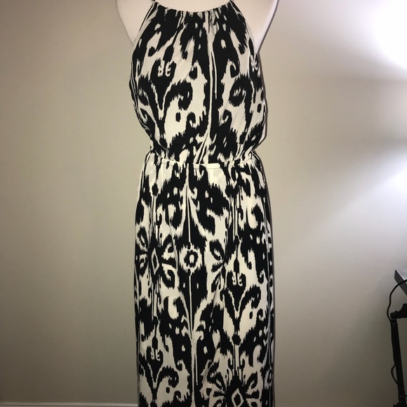 Maxi Dress black and white - Picture 2 of 6